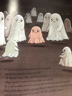 el fantasma fran cuento de halloween